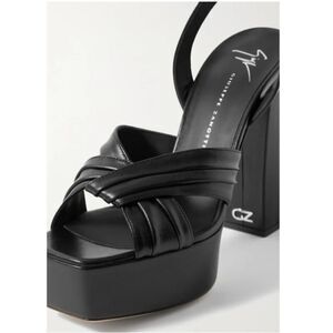 Giuseppe Zanotti Black Platform Heels, Excellent, Size EU 36.5